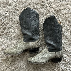Dan Post, Tony Lama Snakeskin Cowboy Boots
